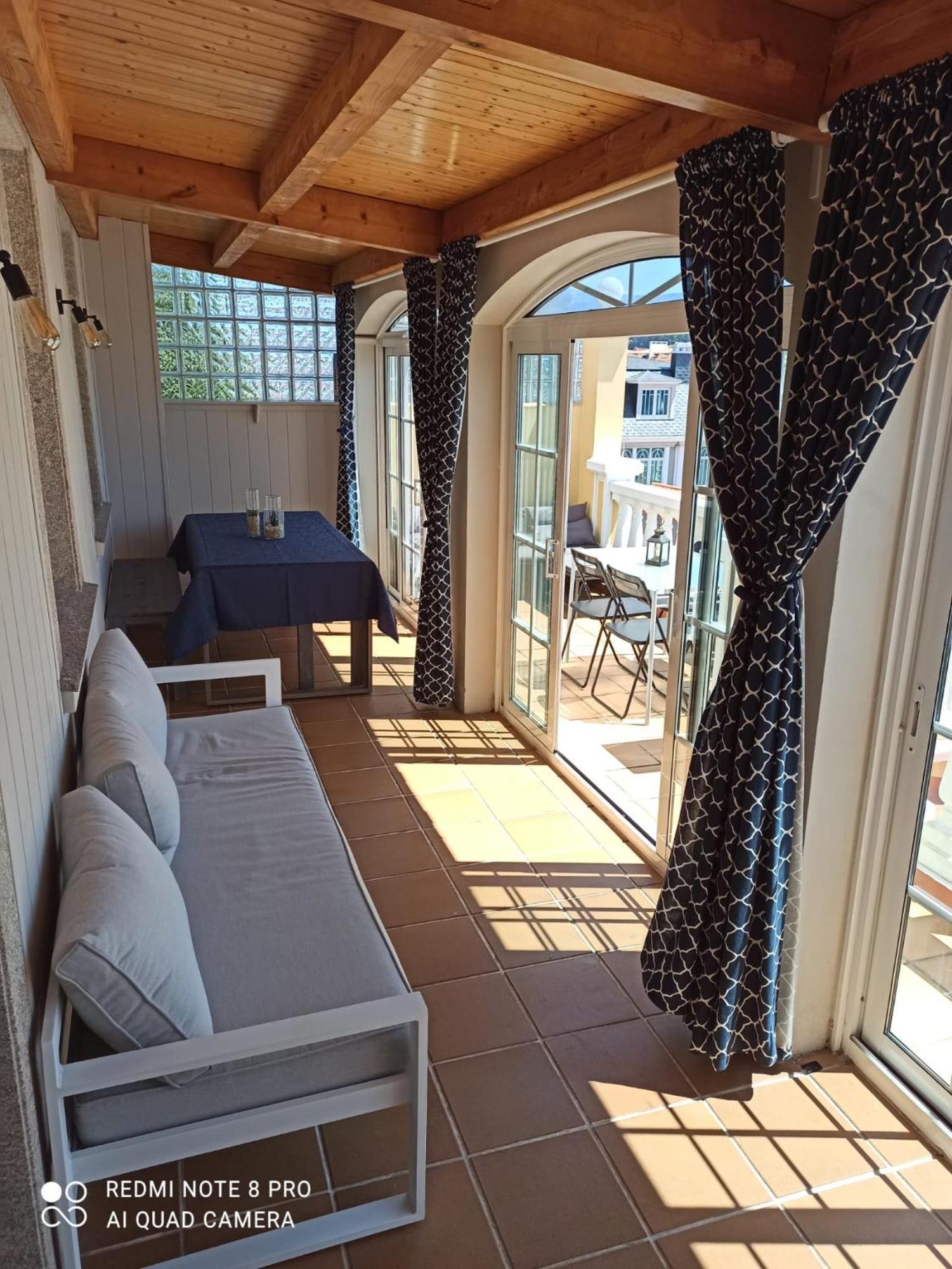 Villa Casa Da Costa - Piso Con Galeria Y Terraza Con Vistas Al Mar Cedeira Esterno foto